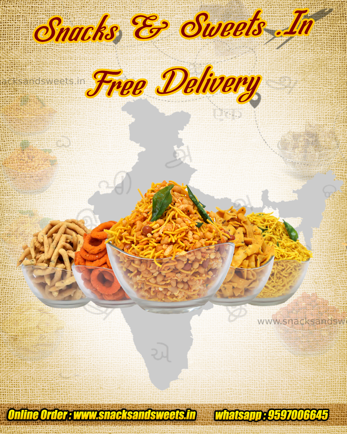 Free Delivery Anywhere In India